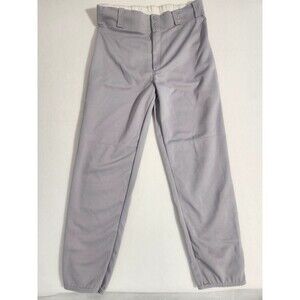 Alleson Unisex Youth Baseball Softball Pants Athletics Pull Up Grey Size Medium